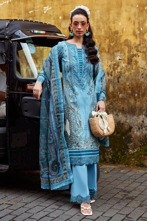 Gulaal | Saffira Lawn 25 | Inayah -  Gulaal Ladies Clothes - Original Designer Dress - House of Maryam