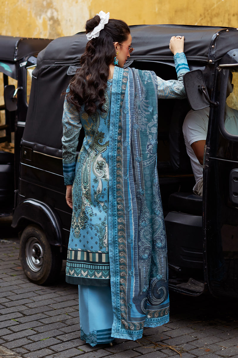 Gulaal | Saffira Lawn 25 | Inayah -  Gulaal Ladies Clothes - Original Designer Dress - House of Maryam