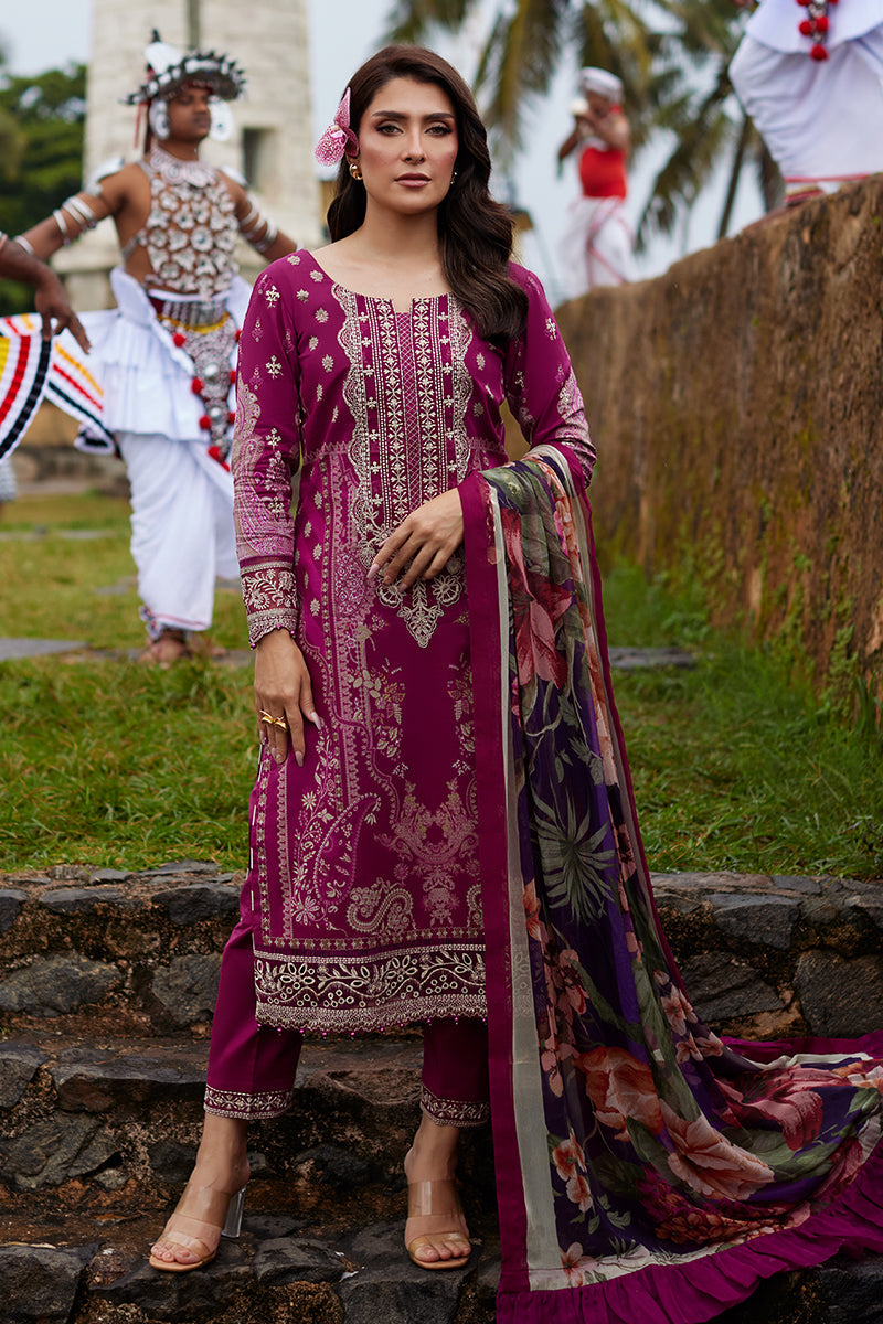 Gulaal | Saffira Lawn 25 | Aria -  Gulaal Ladies Clothes - Original Designer Dress - House of Maryam