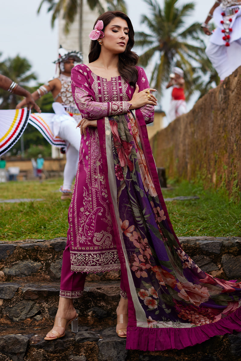 Gulaal | Saffira Lawn 25 | Aria -  Gulaal Ladies Clothes - Original Designer Dress - House of Maryam