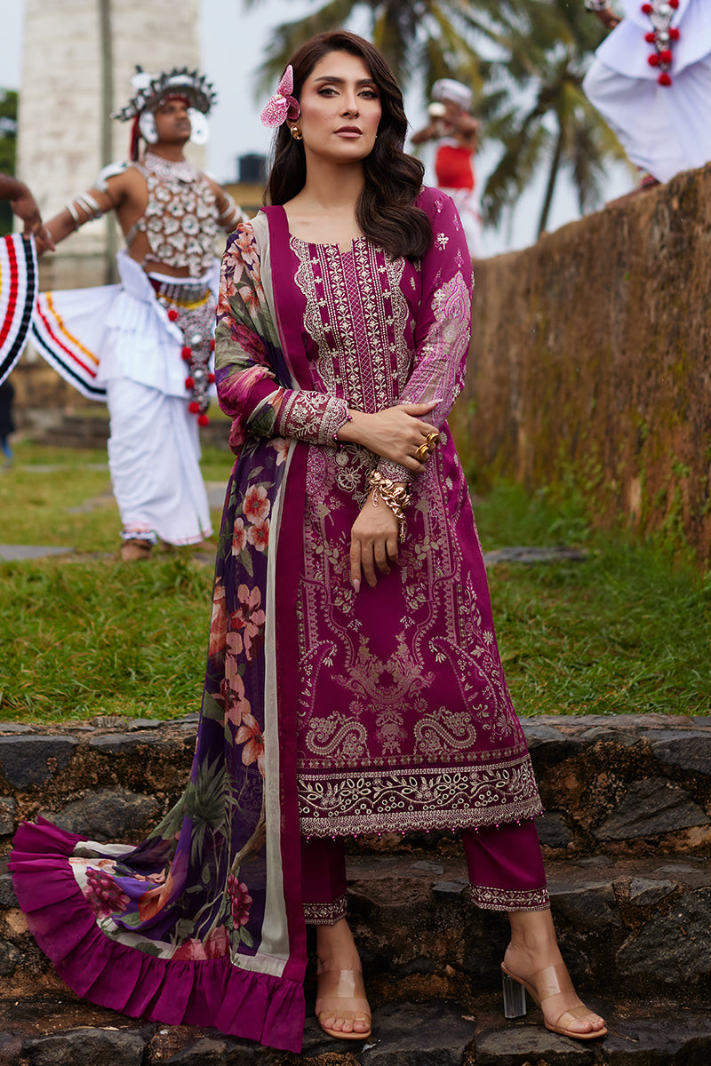 Gulaal | Saffira Lawn 25 | Aria -  Gulaal Ladies Clothes - Original Designer Dress - House of Maryam