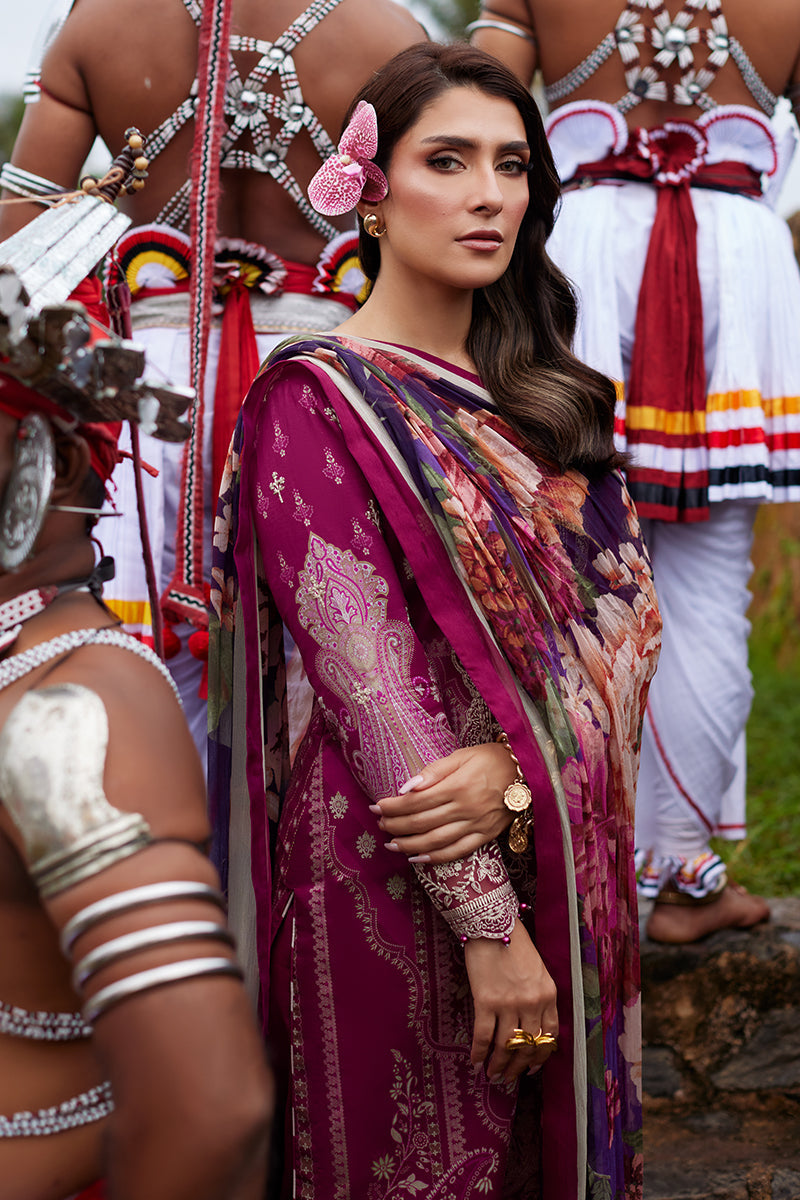 Gulaal | Saffira Lawn 25 | Aria -  Gulaal Ladies Clothes - Original Designer Dress - House of Maryam