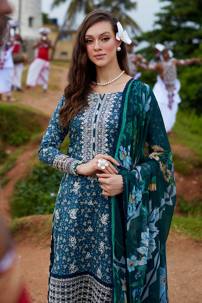 Gulaal | Saffira Lawn 25 | Chloe -  Gulaal Ladies Clothes - Original Designer Dress - House of Maryam