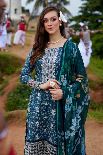 Gulaal | Saffira Lawn 25 | Chloe -  Gulaal Ladies Clothes - Original Designer Dress - House of Maryam