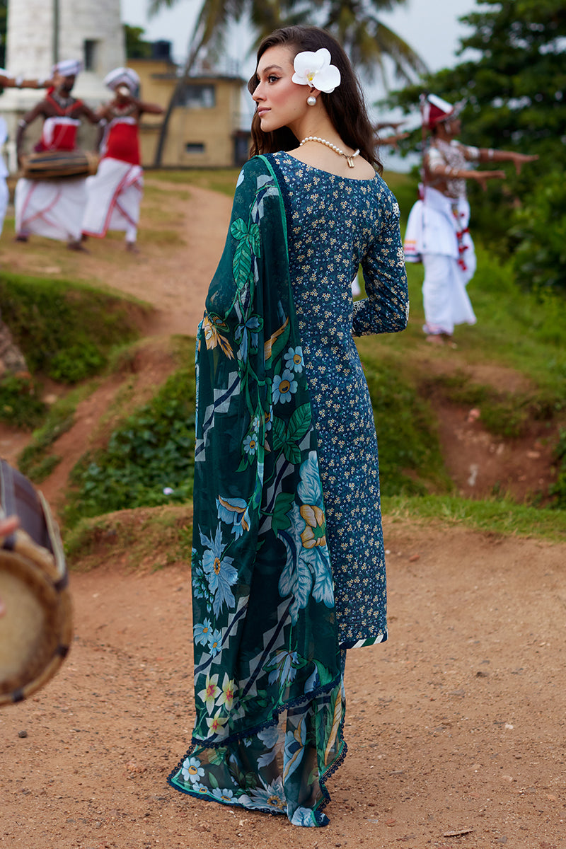 Gulaal | Saffira Lawn 25 | Chloe -  Gulaal Ladies Clothes - Original Designer Dress - House of Maryam