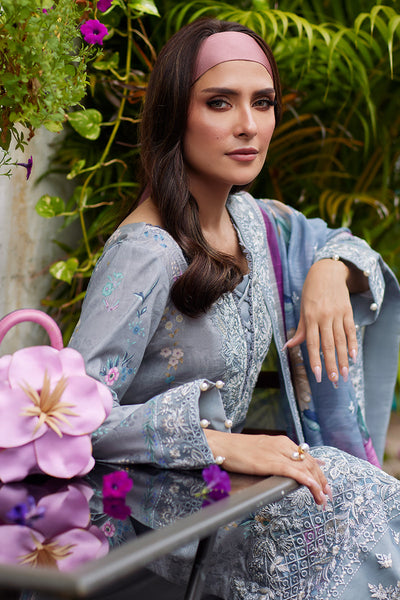 Gulaal | Saffira Lawn 25 | Carla -  Gulaal Ladies Clothes - Original Designer Dress - House of Maryam