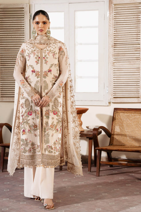 Imrozia Premium | Muse Luxury Chiffon 24 | S-1081 Perle -  Imrozia Premium Formal -  House of Maryam