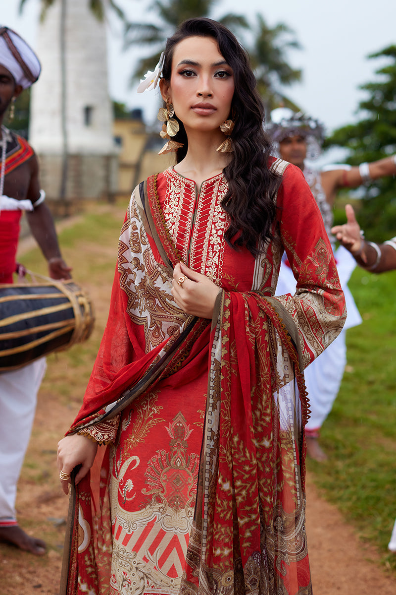 Gulaal | Saffira Lawn 25 | Zhuri -  Gulaal Ladies Clothes - Original Designer Dress - House of Maryam
