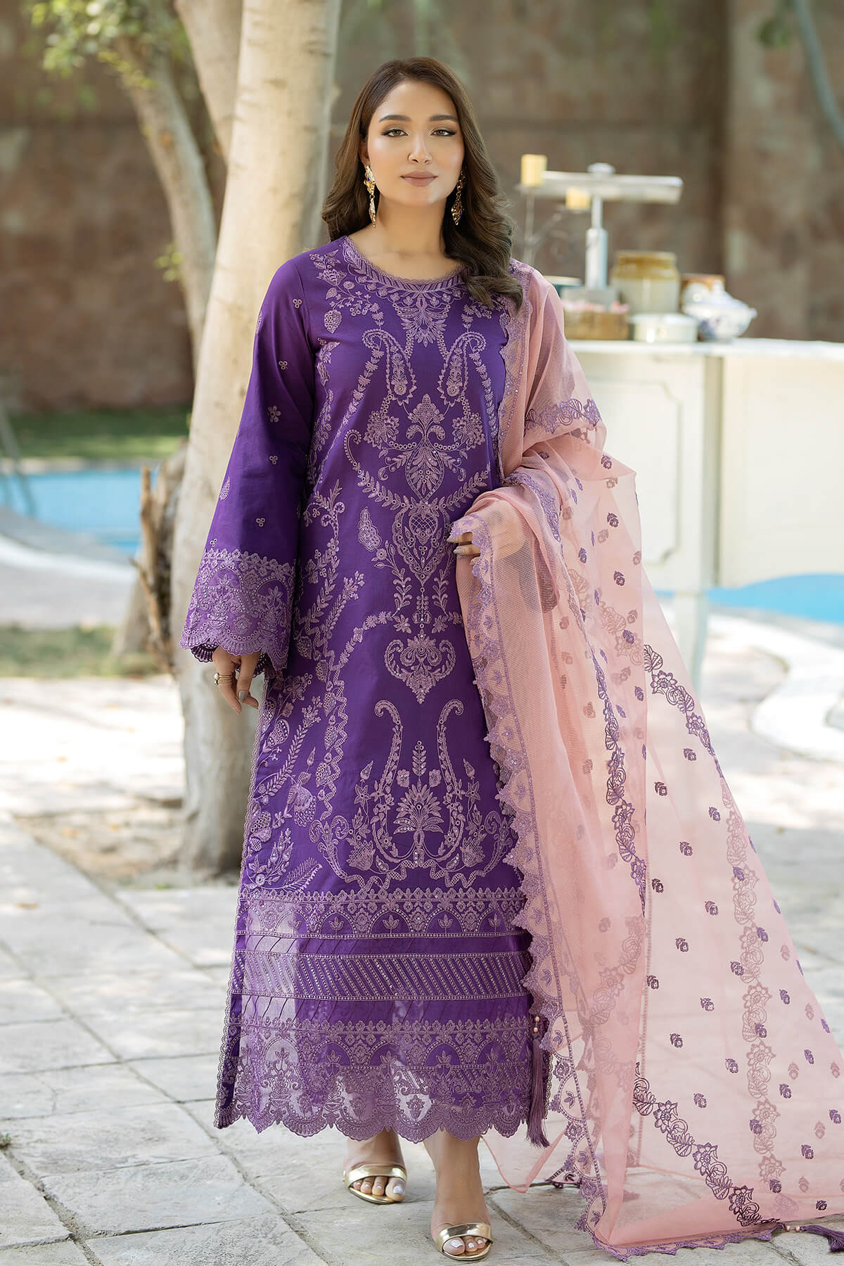 Imrozia Premium | Subah e Roshan | S.L 68 Gulzaar -  Imrozia Premium Luxury - Original Designer Dress - House of Maryam