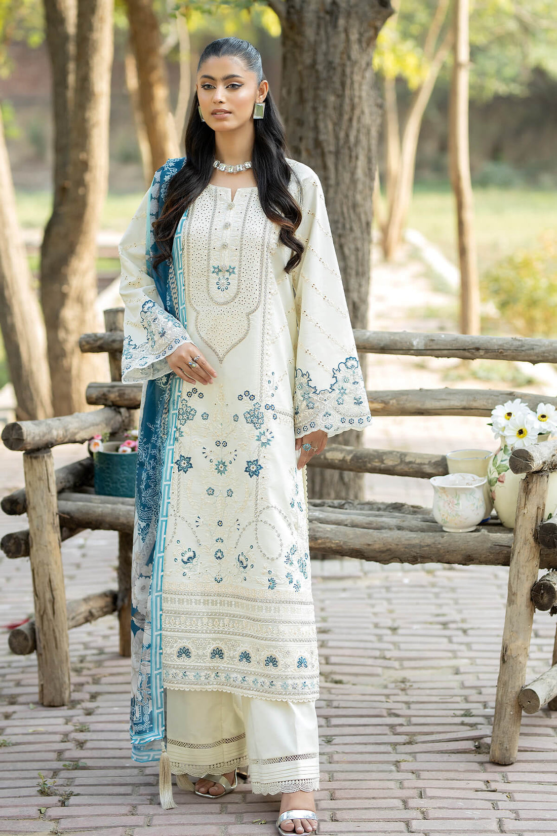 Imrozia Premium | Subah e Roshan | S.L 69 Nigaar by Designer Imrozia Premium - House of Maryam - Pakistani Designer Ethnic Wear in {{ shop.shopifyCountryName }}