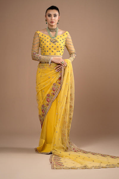 Imrozia Premium | Lumiere Luxury Sarees | 02 Lustrous Gold -  Imrozia Premium Formal - Original Designer Dress - House of Maryam