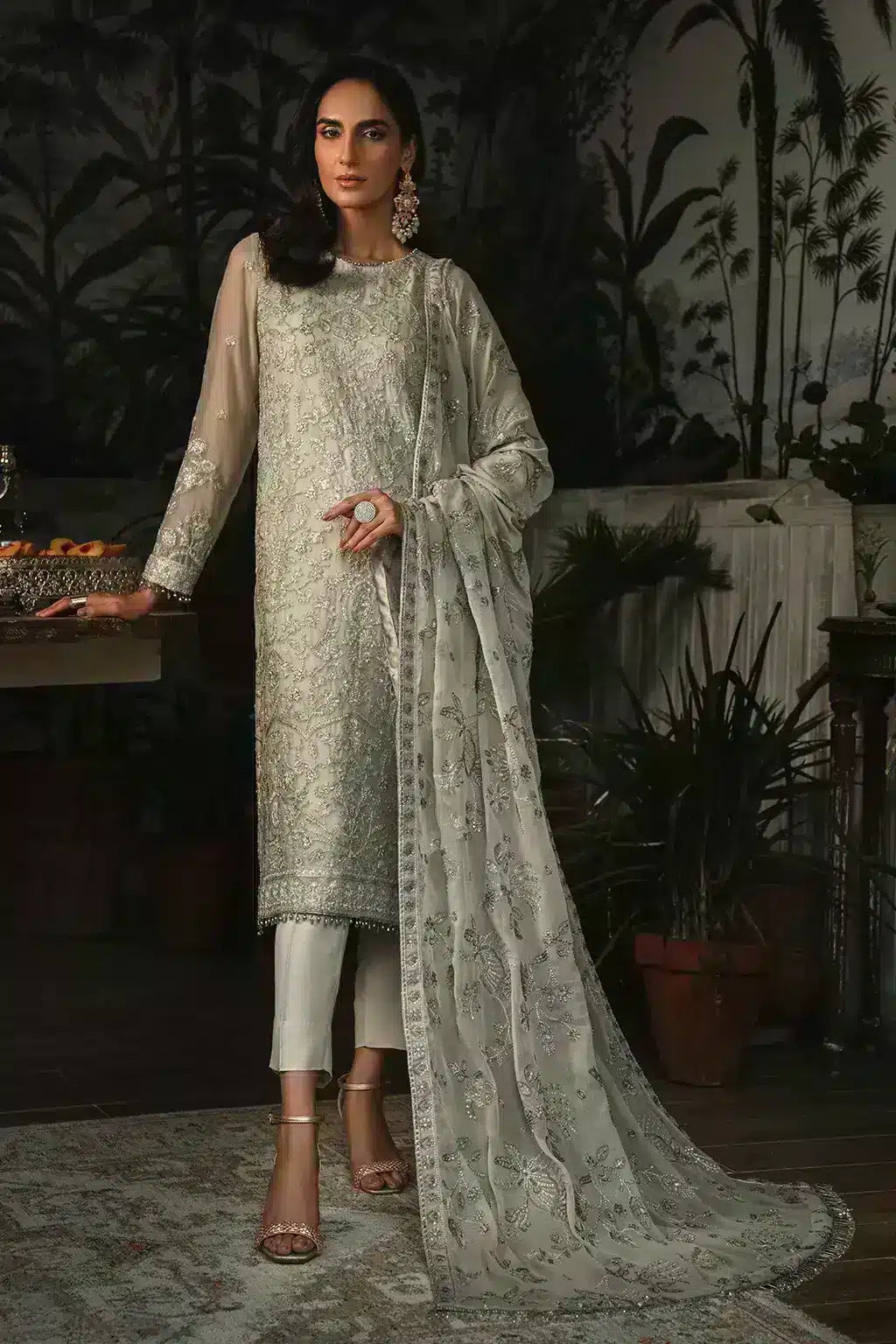 Zarif | LA ROSELLA Formals | ZLR 05 SANDY by Designer Zarif - House of Maryam - Pakistani Designer Ethnic Wear in {{ shop.shopifyCountryName }}