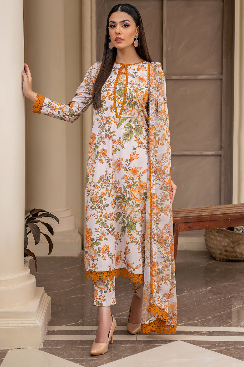 Zarif | Prints 24 | ZPR 05 ELLIE by Designer Zarif - House of Maryam - Pakistani Designer Ethnic Wear in {{ shop.shopifyCountryName }}