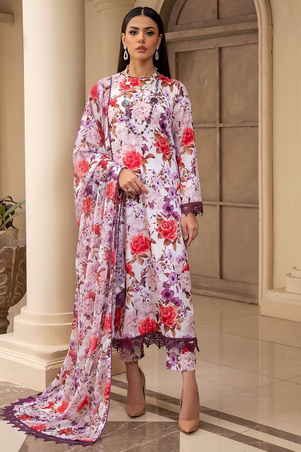 Zarif | Prints 24 | ZPR 03 CELINA by Designer Zarif - House of Maryam - Pakistani Designer Ethnic Wear in {{ shop.shopifyCountryName }}