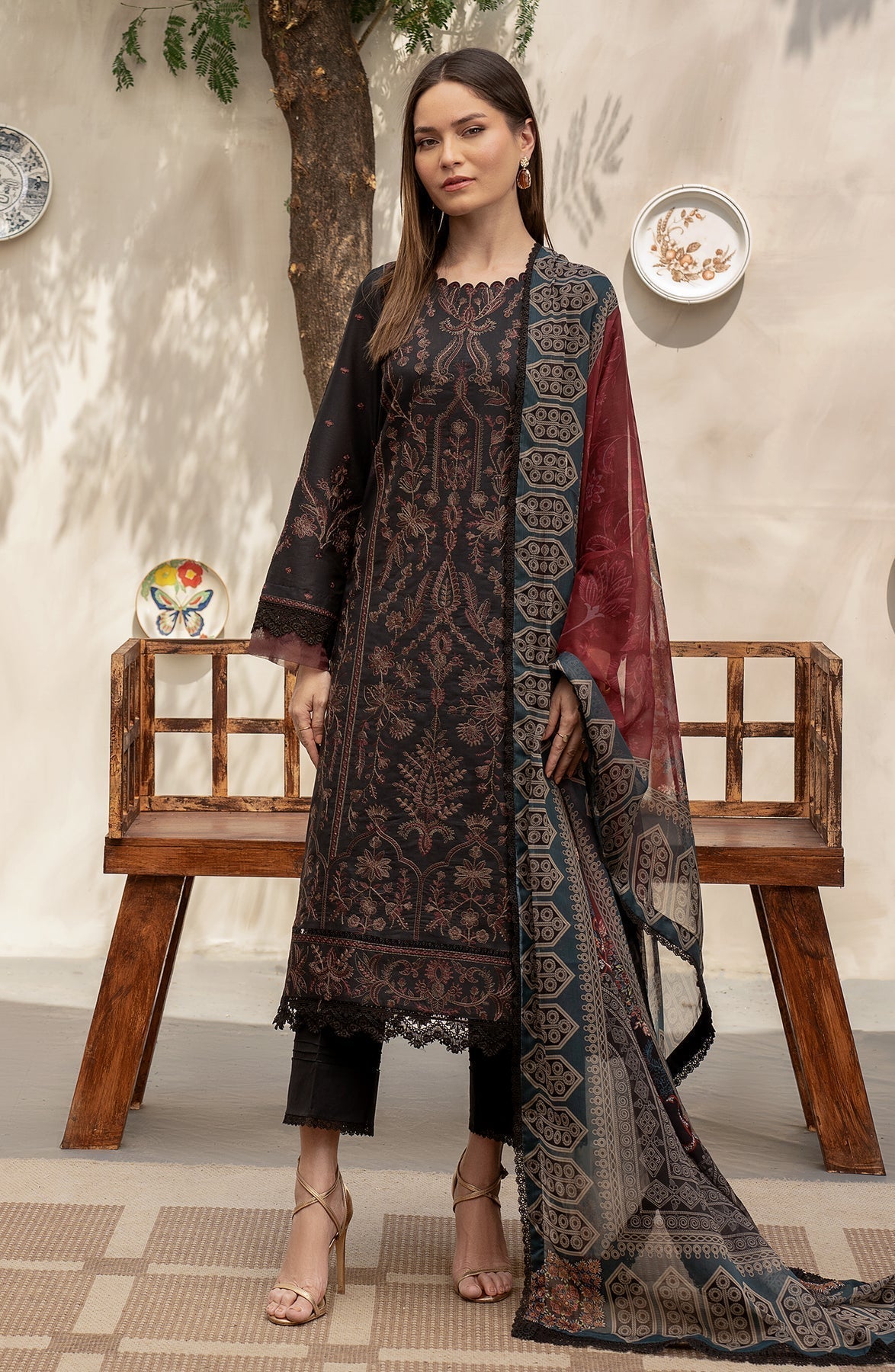 Zarif | Festive Lawn | ZFL 03 JEMIMA by Designer Zarif - House of Maryam - Pakistani Designer Ethnic Wear in {{ shop.shopifyCountryName }}