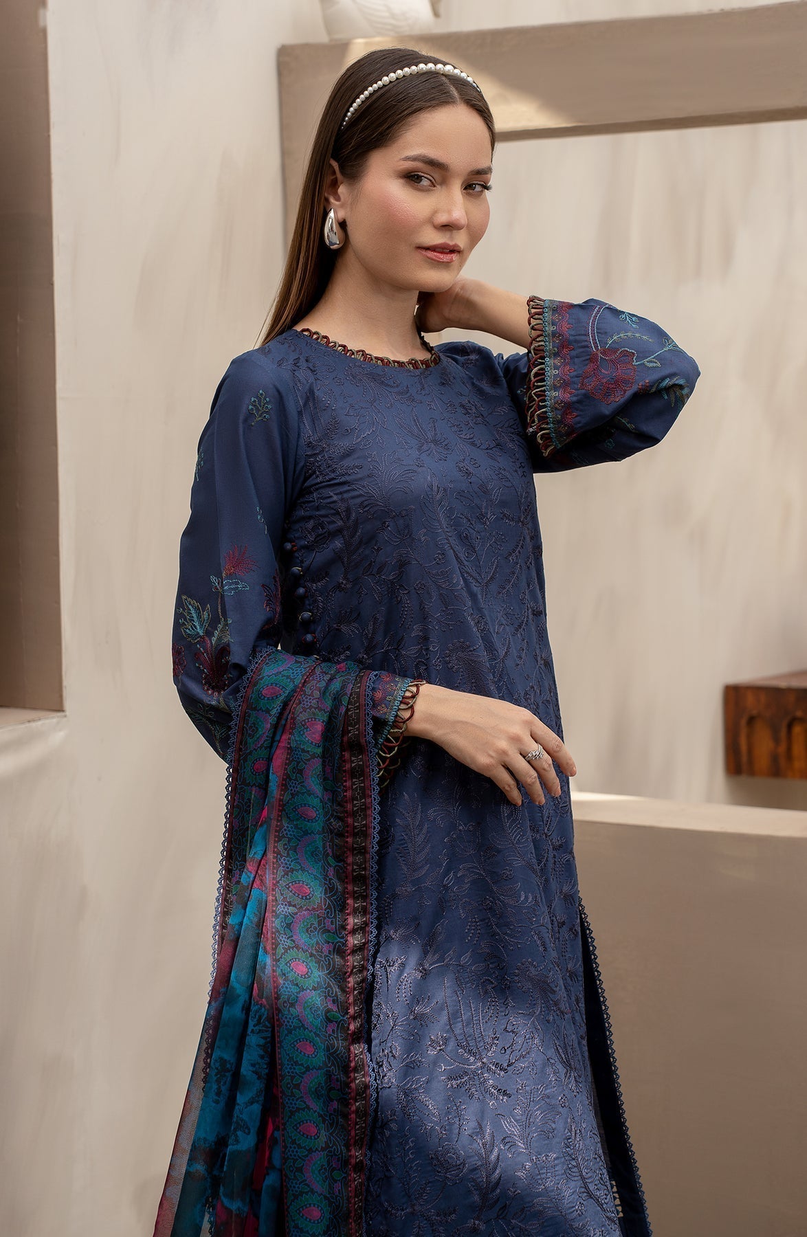 Zarif | Festive Lawn | ZFL 08 SEEMAL -  Zarif Luxury - Original Designer Dress - House of Maryam