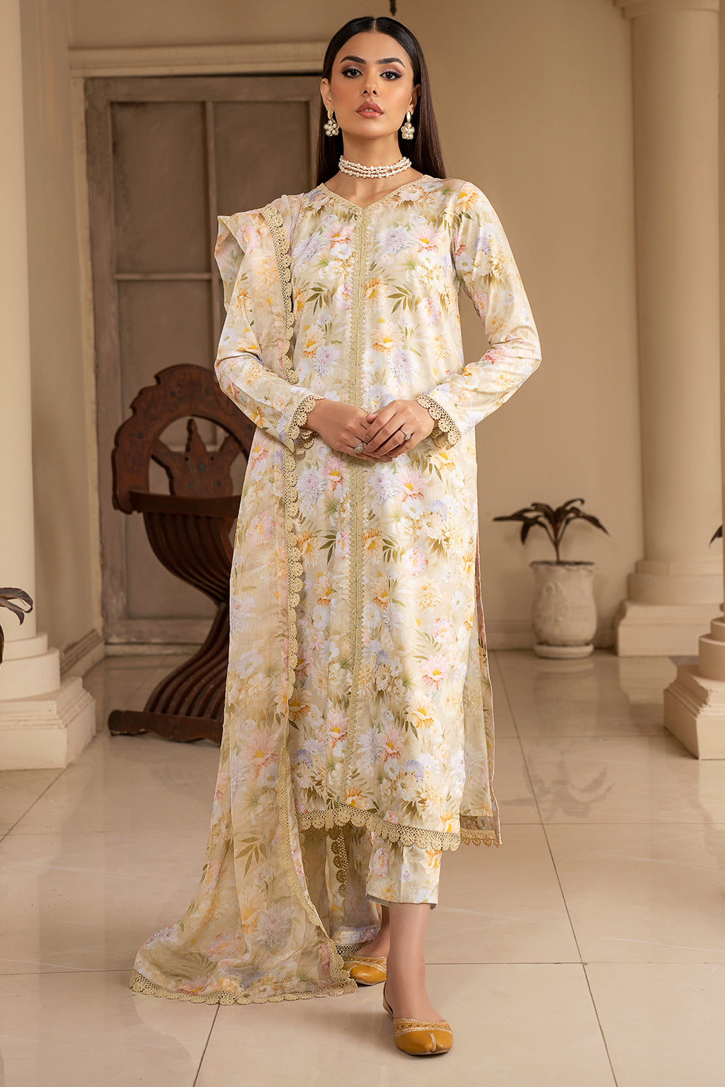 Zarif | Prints 24 | ZPR 02 AURORA by Designer Zarif - House of Maryam - Pakistani Designer Ethnic Wear in {{ shop.shopifyCountryName }}