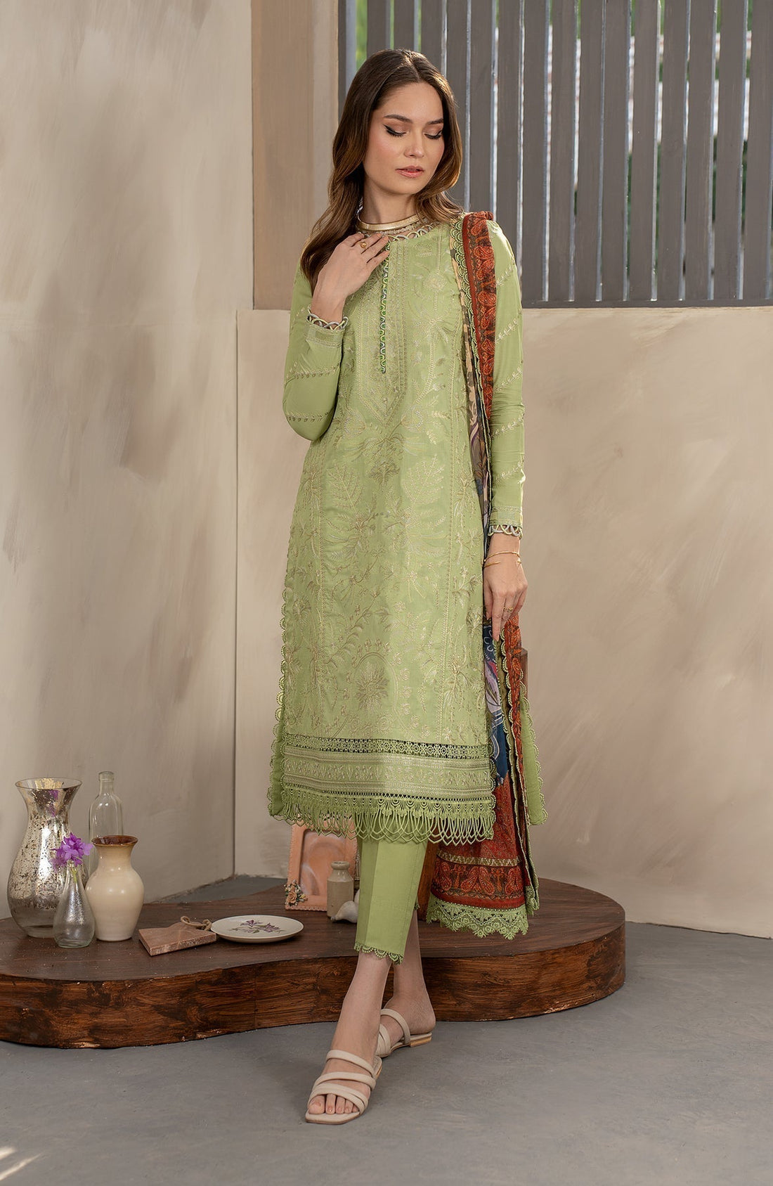 Zarif | Festive Lawn | ZFL 04 SENIHA by Designer Zarif - House of Maryam - Pakistani Designer Ethnic Wear in {{ shop.shopifyCountryName }}