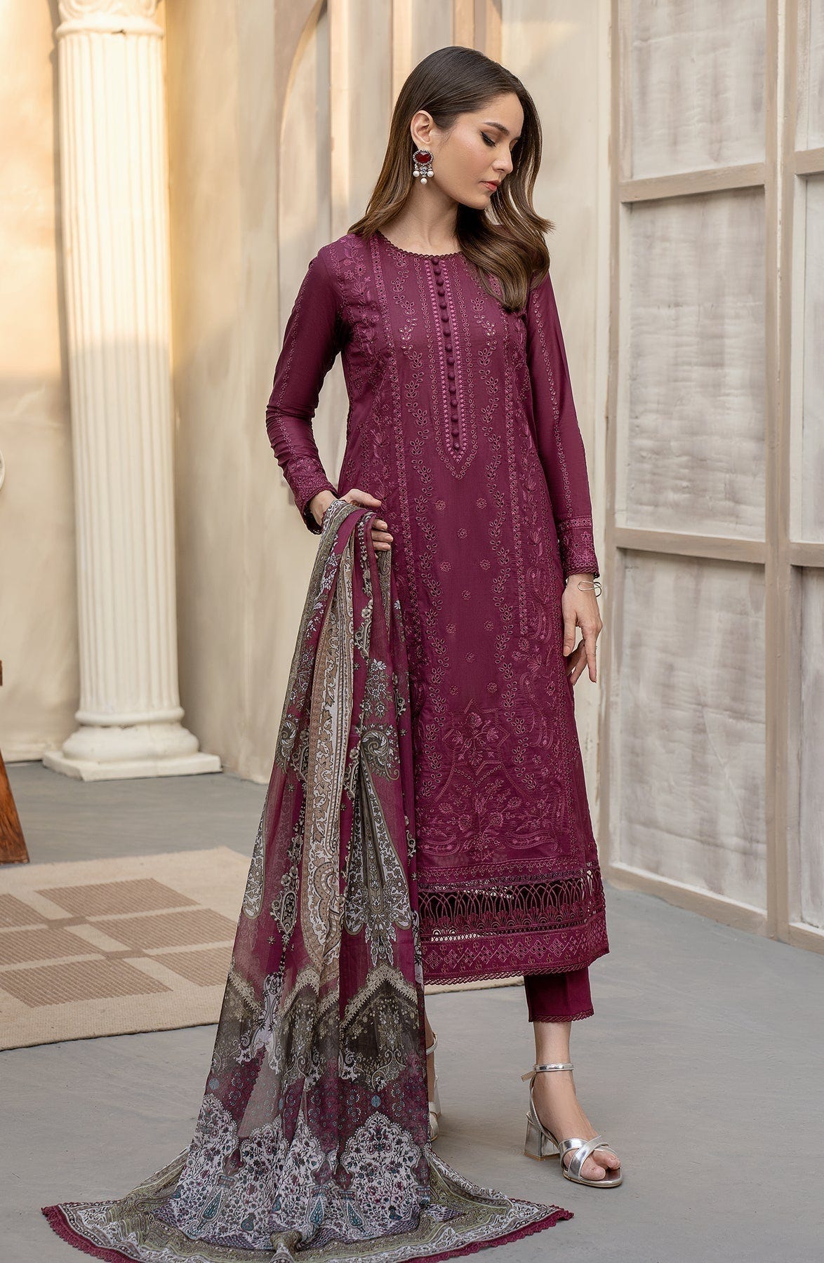 Zarif | Festive Lawn | ZFL 01 RAHAA -  Zarif Luxury - Original Designer Dress - House of Maryam