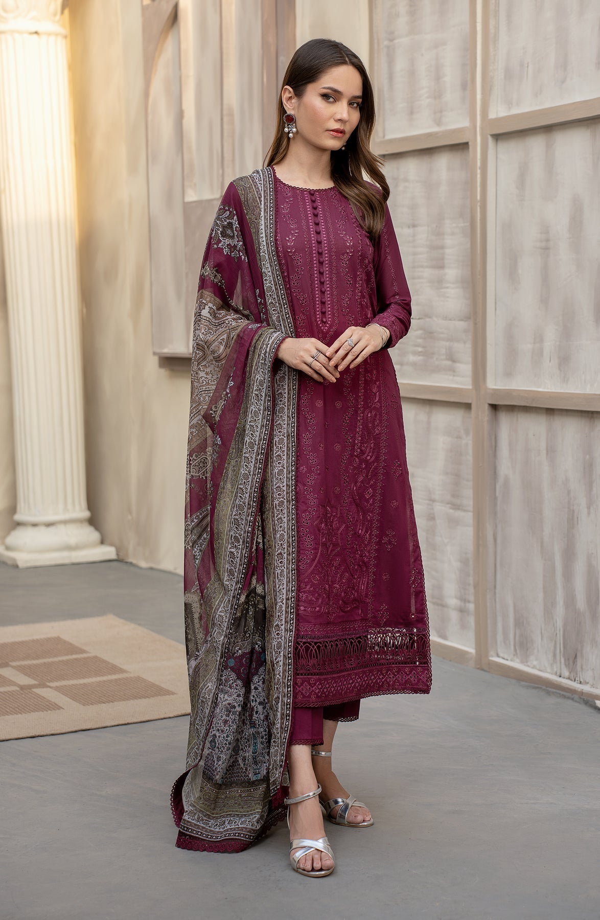 Zarif | Festive Lawn | ZFL 01 RAHAA -  Zarif Luxury - Original Designer Dress - House of Maryam