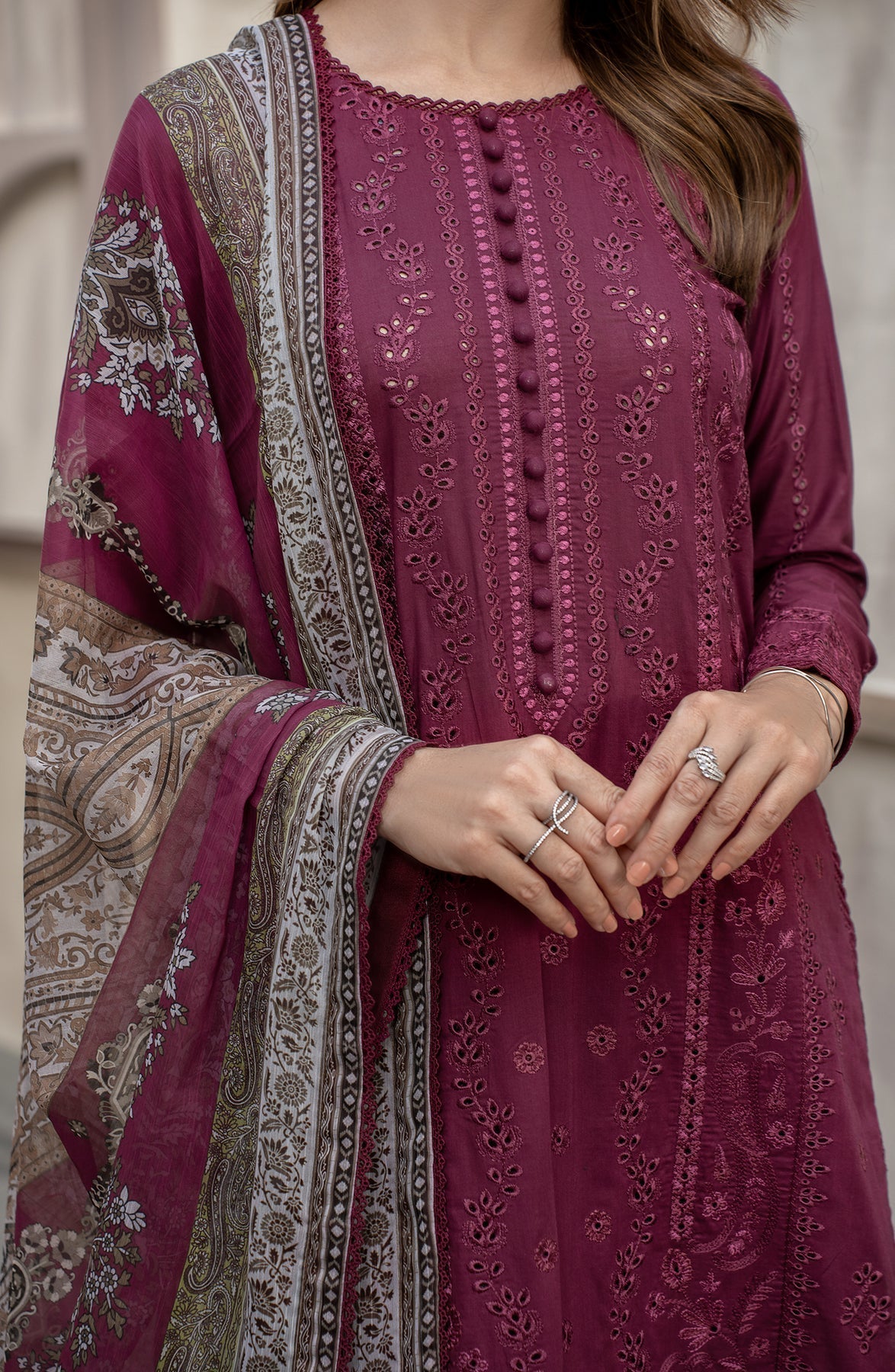 Zarif | Festive Lawn | ZFL 01 RAHAA -  Zarif Luxury - Original Designer Dress - House of Maryam