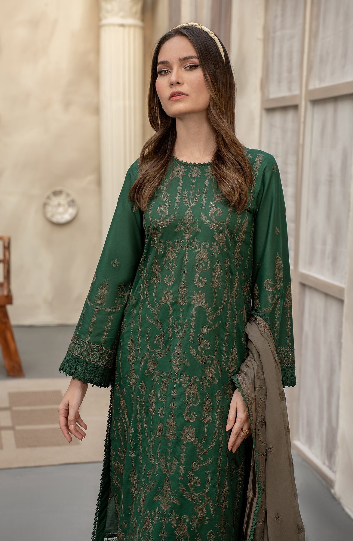 Zarif | Festive Lawn | ZFL 06 LIVIA -  Zarif Luxury - Original Designer Dress - House of Maryam