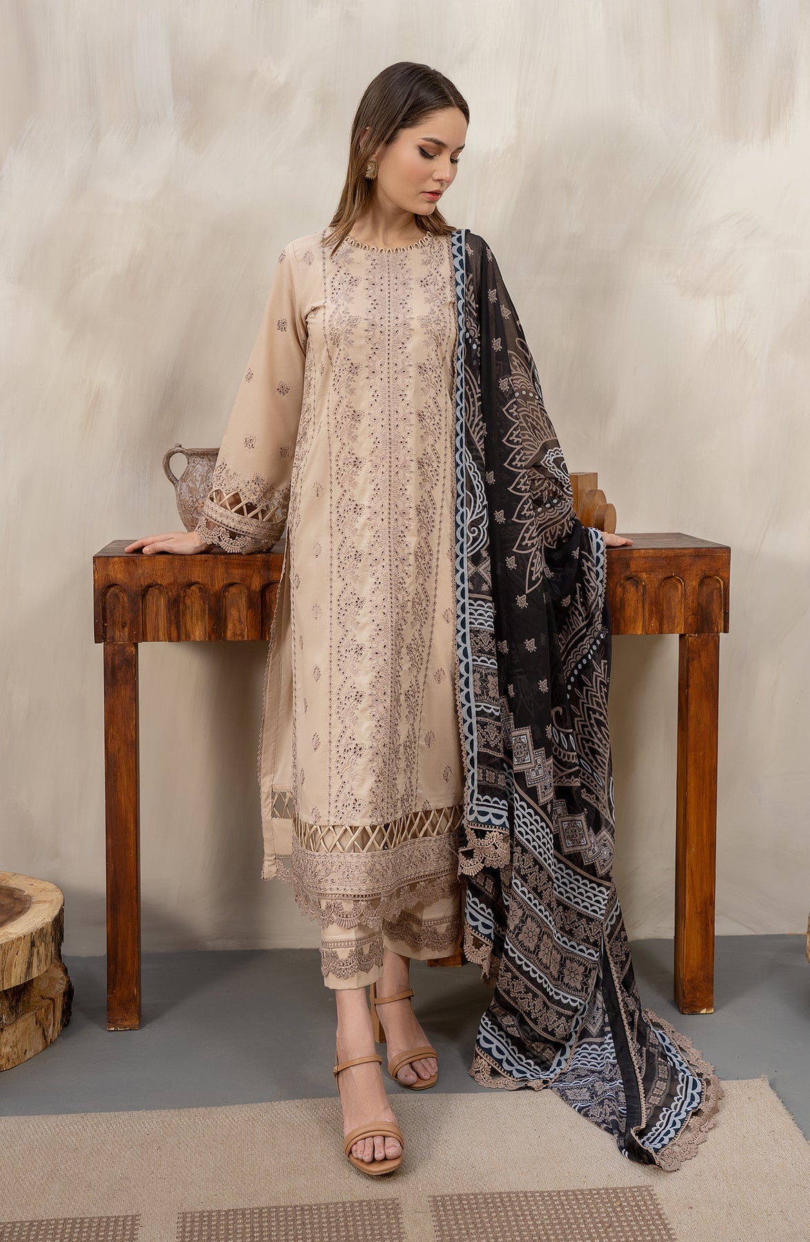 Zarif | Festive Lawn | ZFL 07 CHAMILA -  Zarif Luxury - Original Designer Dress - House of Maryam