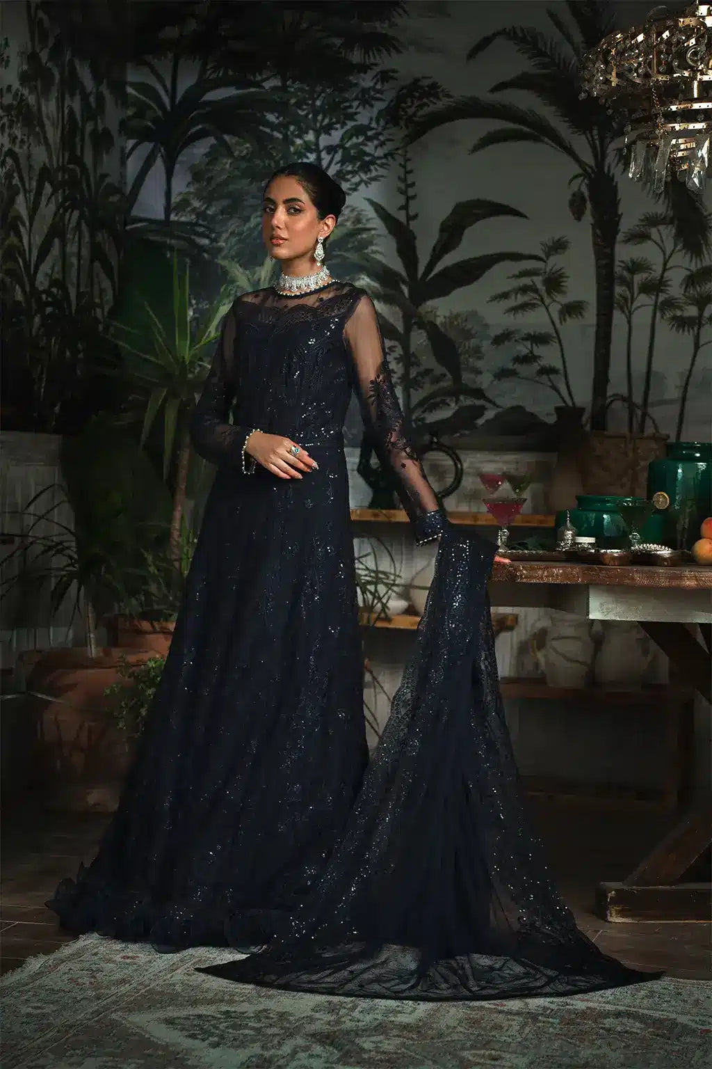 Zarif | LA ROSELLA Formals | ZLR 08 STARRY -  Zarif Formal - Original Designer Dress - House of Maryam