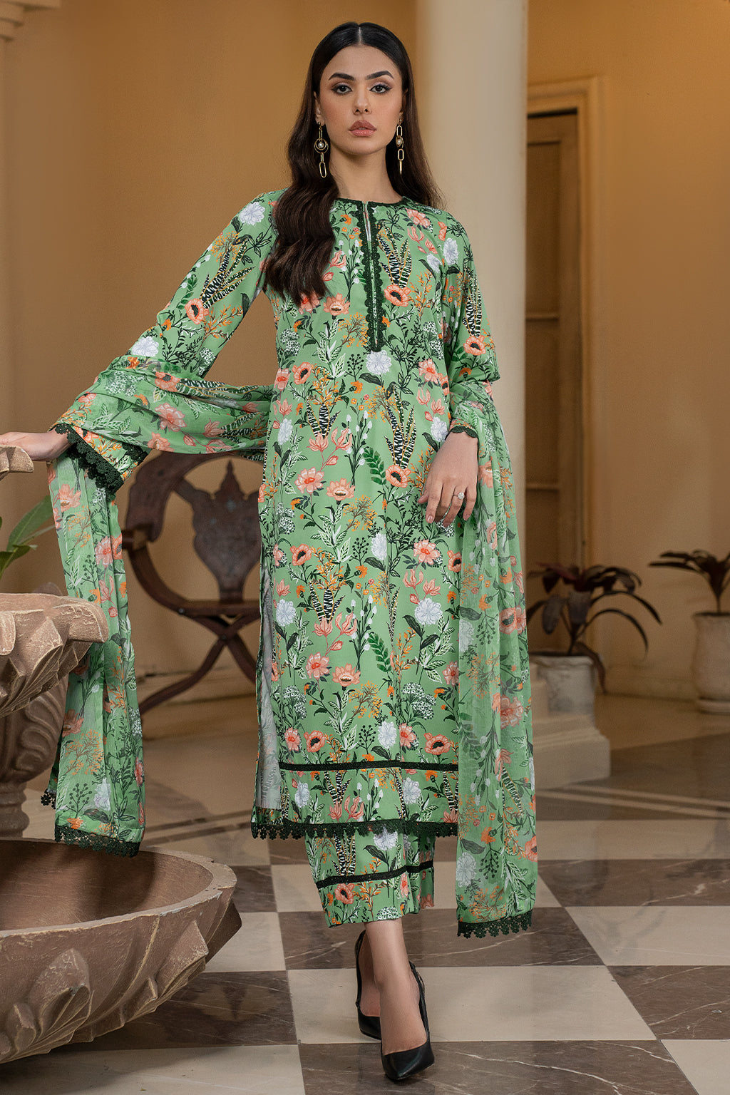 Zarif | Prints 24 | ZPR 04 DELILAH by Designer Zarif - House of Maryam - Pakistani Designer Ethnic Wear in {{ shop.shopifyCountryName }}