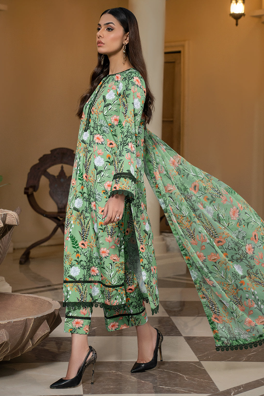 Zarif | Prints 24 | ZPR 04 DELILAH by Designer Zarif - House of Maryam - Pakistani Designer Ethnic Wear in {{ shop.shopifyCountryName }}