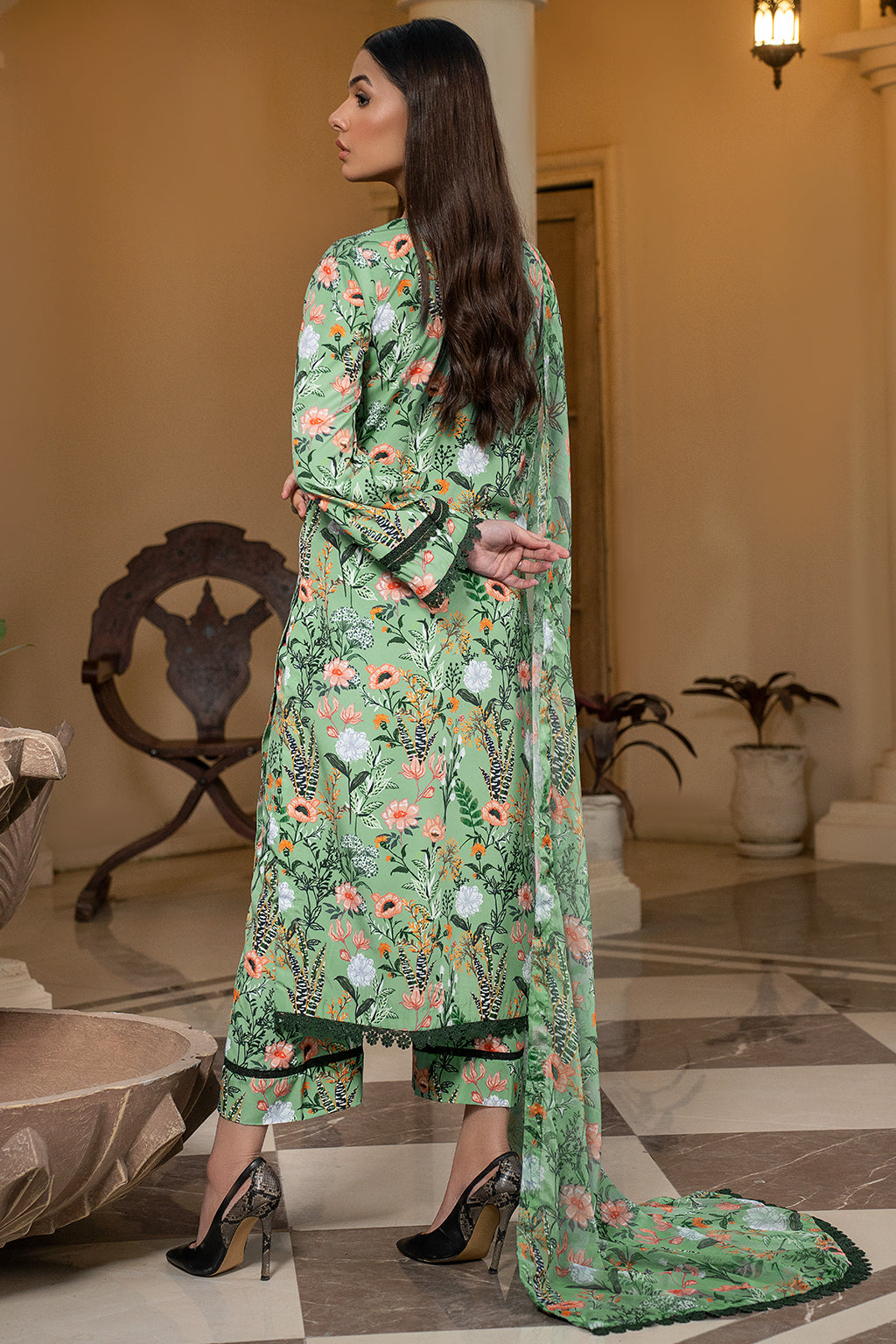 Zarif | Prints 24 | ZPR 04 DELILAH by Designer Zarif - House of Maryam - Pakistani Designer Ethnic Wear in {{ shop.shopifyCountryName }}