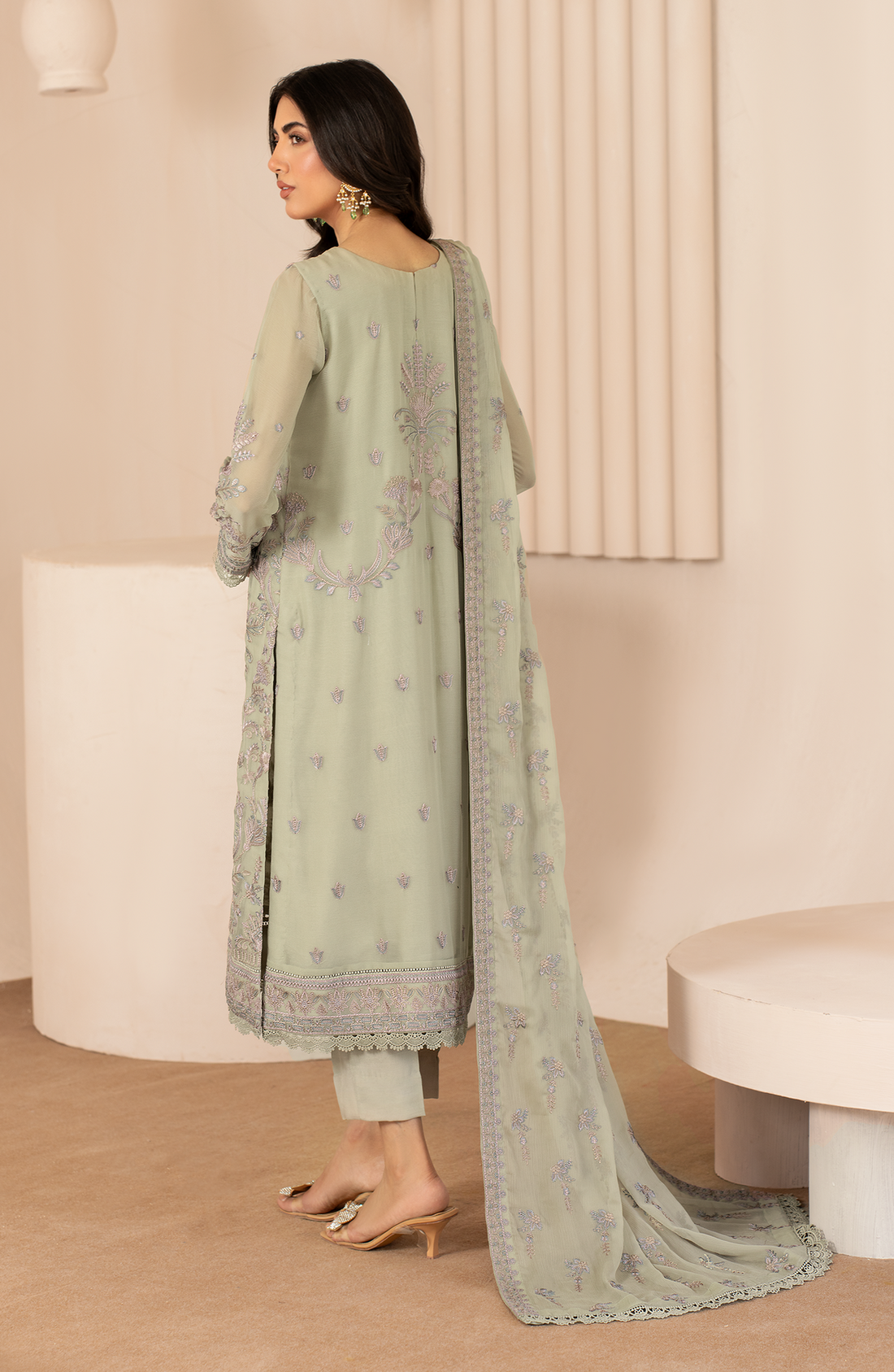 Zarif | Chiffon Edit | ZL 04 AFSA by Designer Zarif - House of Maryam - Pakistani Designer Ethnic Wear in {{ shop.shopifyCountryName }}