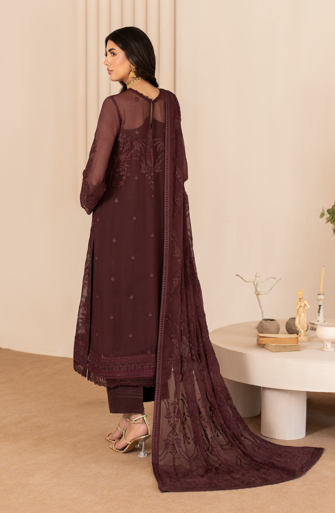 Zarif | Chiffon Edit | ZL 03 HALA by Designer Zarif - House of Maryam - Pakistani Designer Ethnic Wear in {{ shop.shopifyCountryName }}