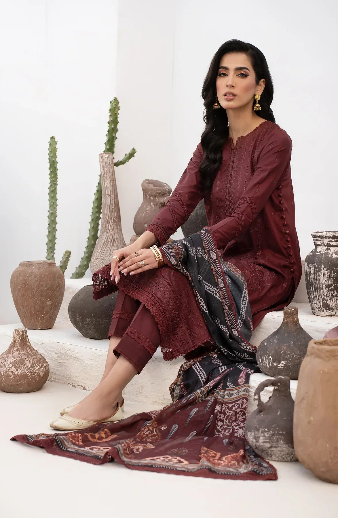 Zarif | Eid Lawn 24| ZL 02 ELVIRA -  Zarif Luxury - Original Designer Dress - House of Maryam