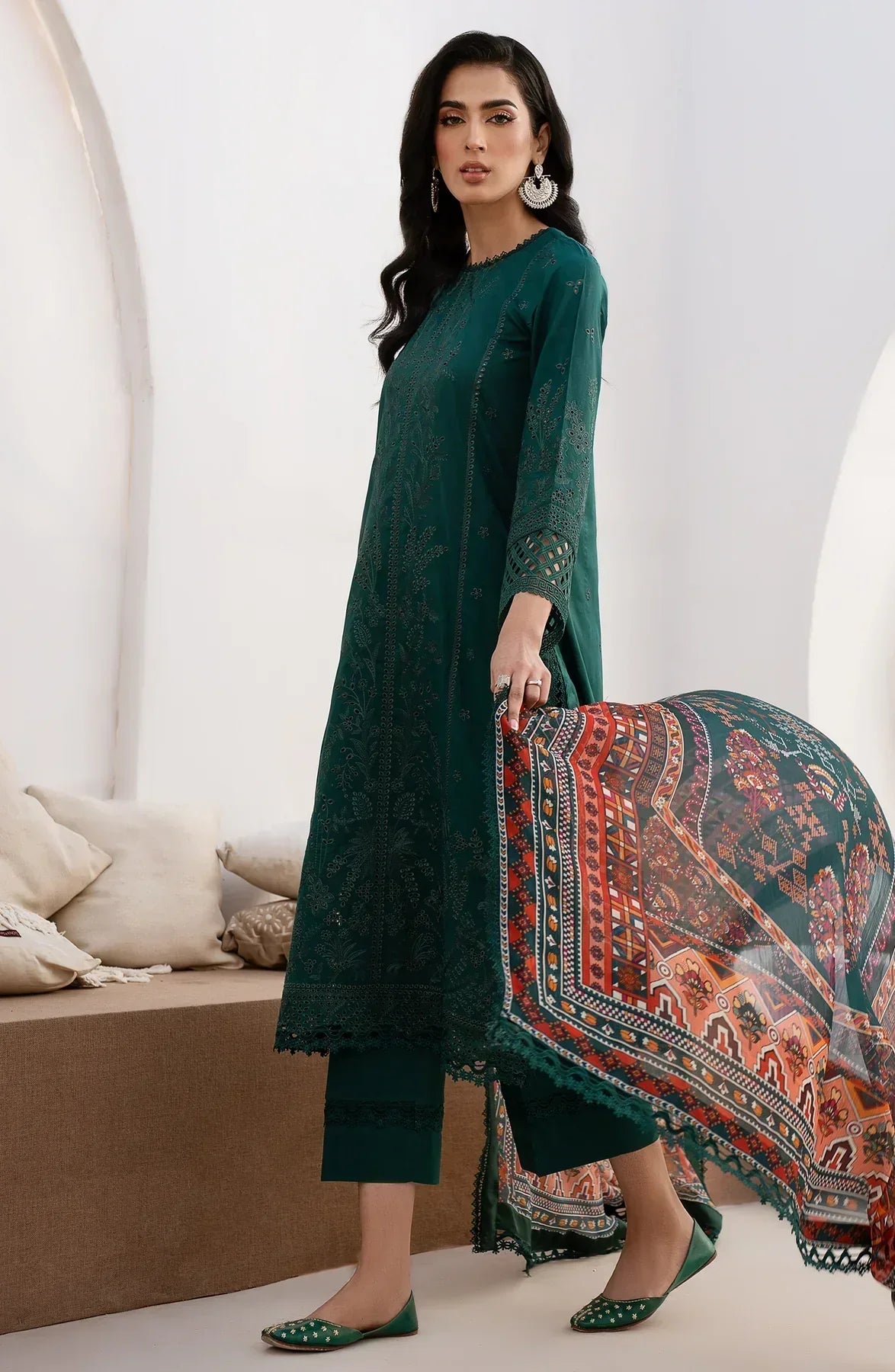 Zarif | Eid Lawn 24| ZL 01 MAPLE -  Zarif Luxury - Original Designer Dress - House of Maryam