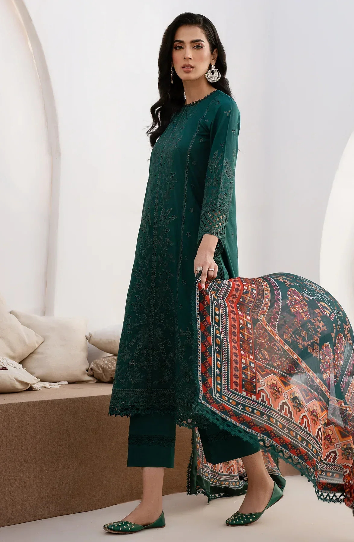 Zarif | Eid Lawn 24| ZL 01 MAPLE -  Zarif Luxury - Original Designer Dress - House of Maryam