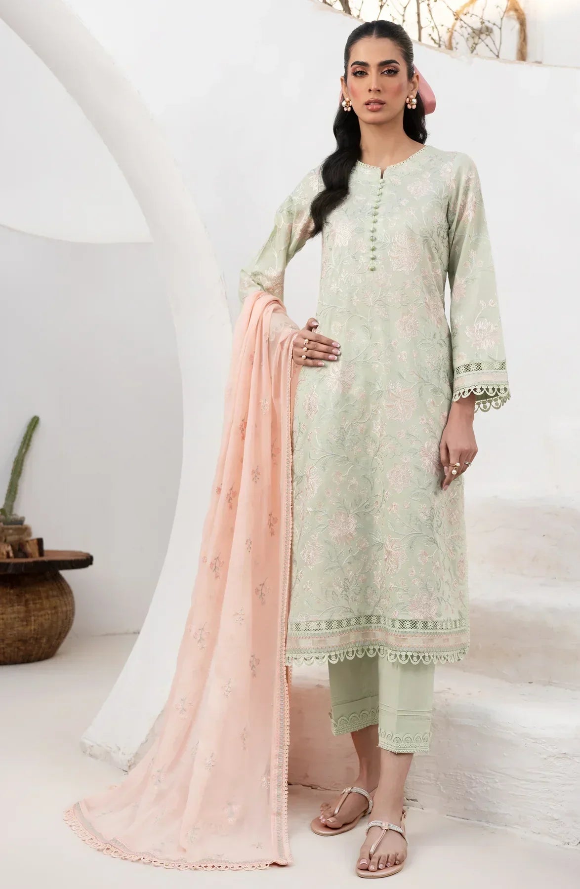 Zarif | Eid Lawn 24| ZL 03 SEPHORA -  Zarif Luxury - Original Designer Dress - House of Maryam