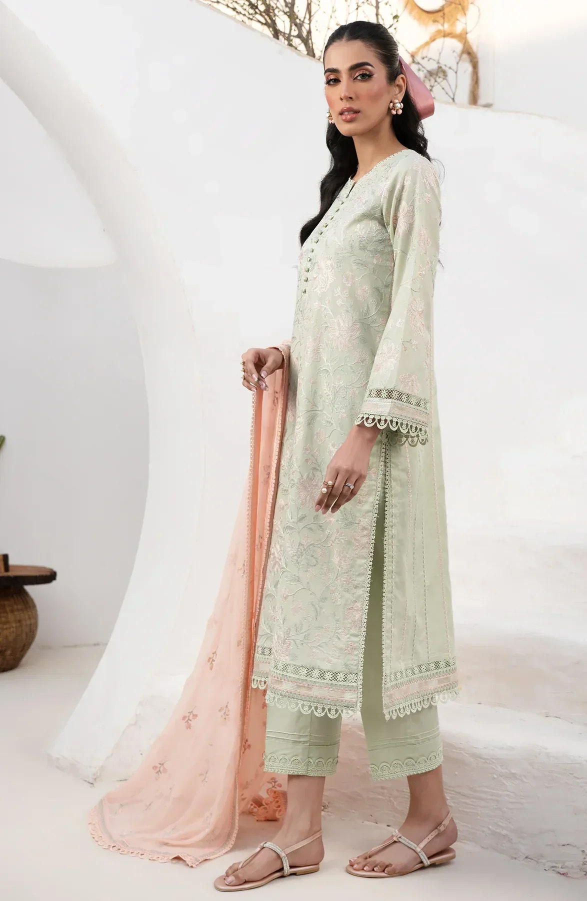 Zarif | Eid Lawn 24| ZL 03 SEPHORA -  Zarif Luxury - Original Designer Dress - House of Maryam