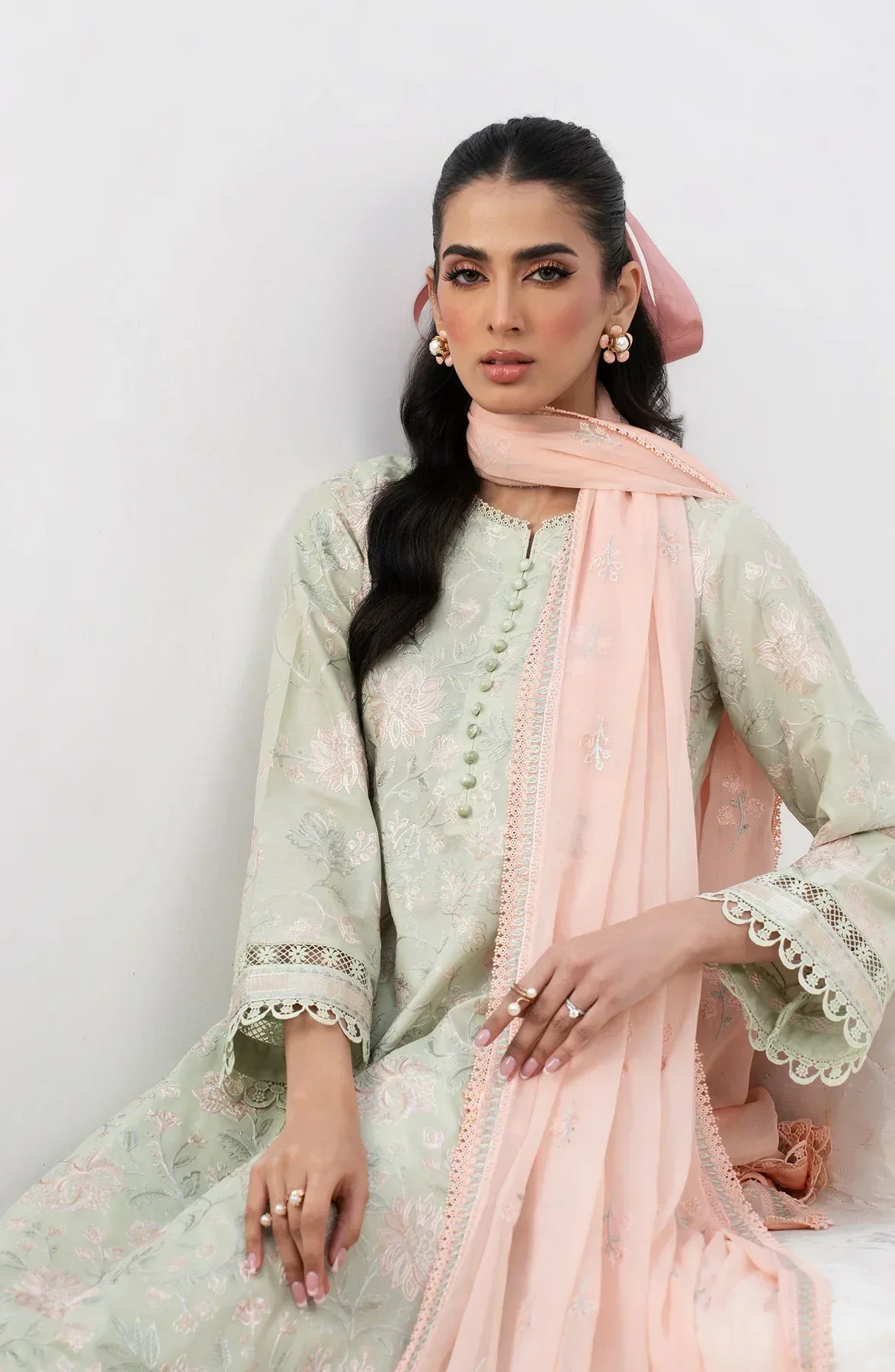 Zarif | Eid Lawn 24| ZL 03 SEPHORA -  Zarif Luxury - Original Designer Dress - House of Maryam