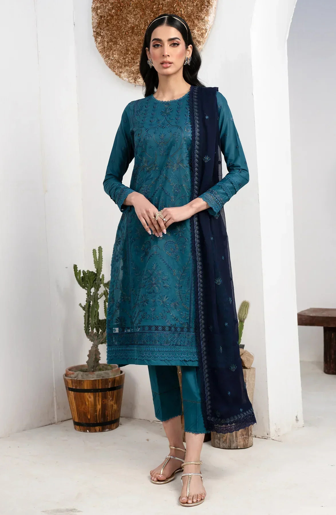 Zarif | Eid Lawn 24| ZL 07 MARINA -  Zarif Luxury - Original Designer Dress - House of Maryam