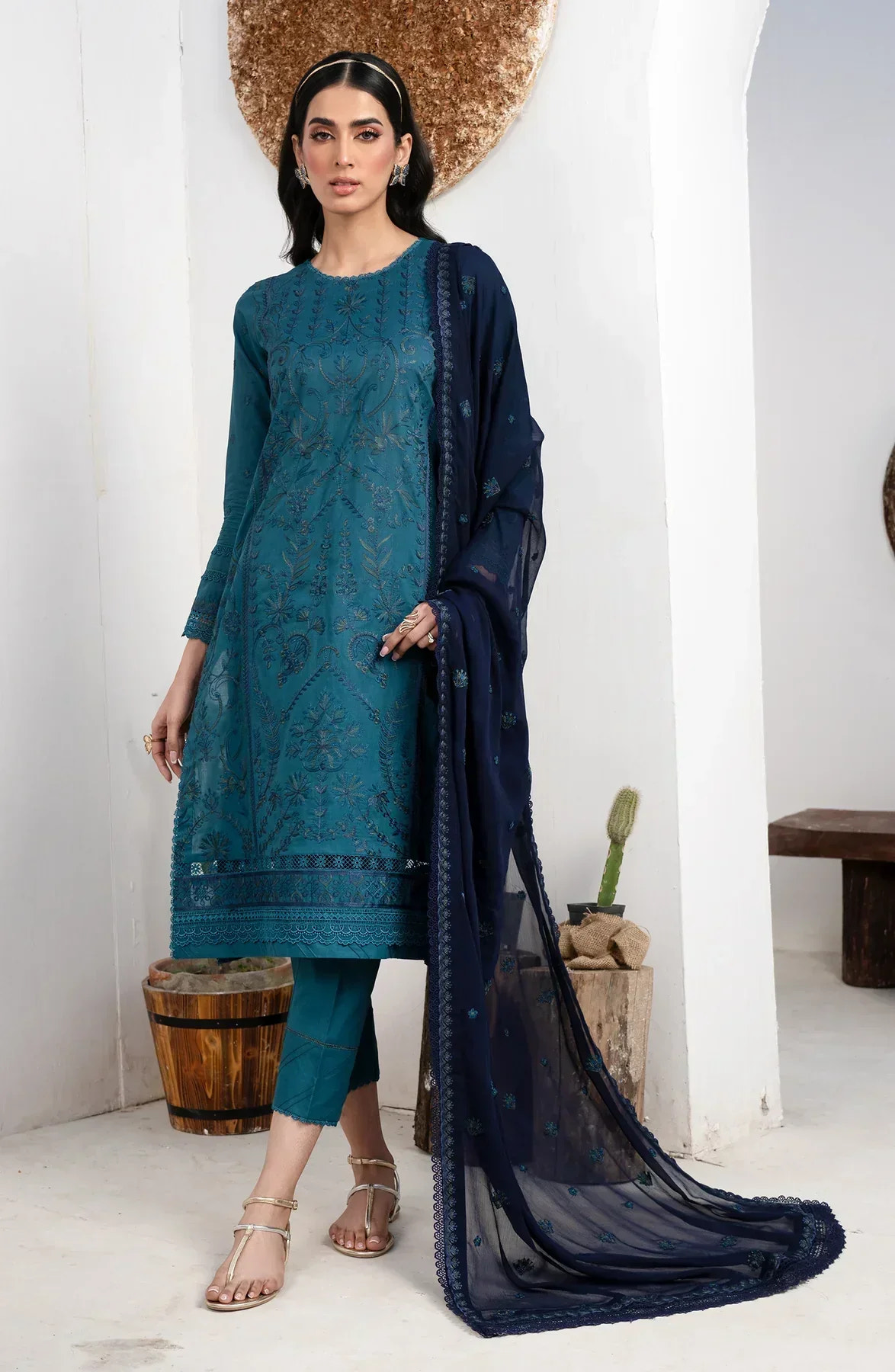 Zarif | Eid Lawn 24| ZL 07 MARINA -  Zarif Luxury - Original Designer Dress - House of Maryam