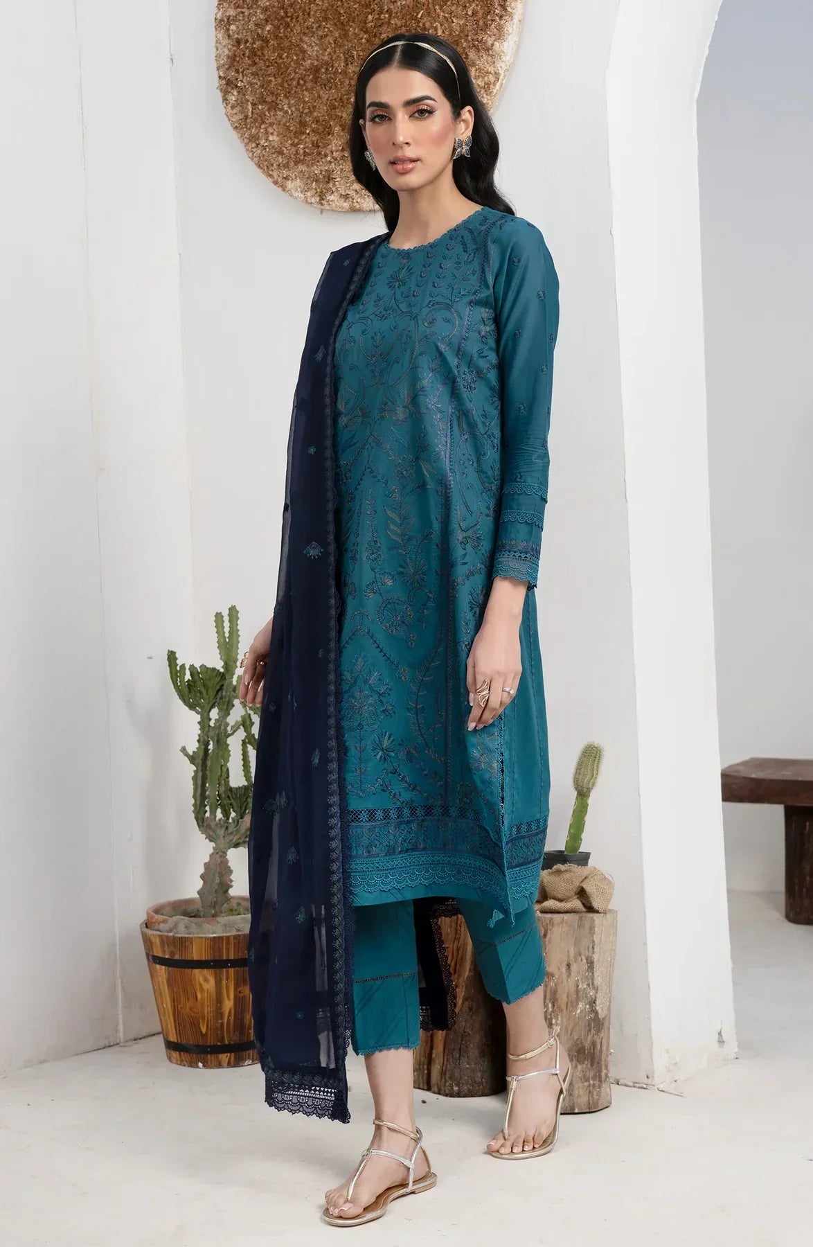 Zarif | Eid Lawn 24| ZL 07 MARINA by Designer Zarif - House of Maryam - Pakistani Designer Ethnic Wear in {{ shop.shopifyCountryName }}