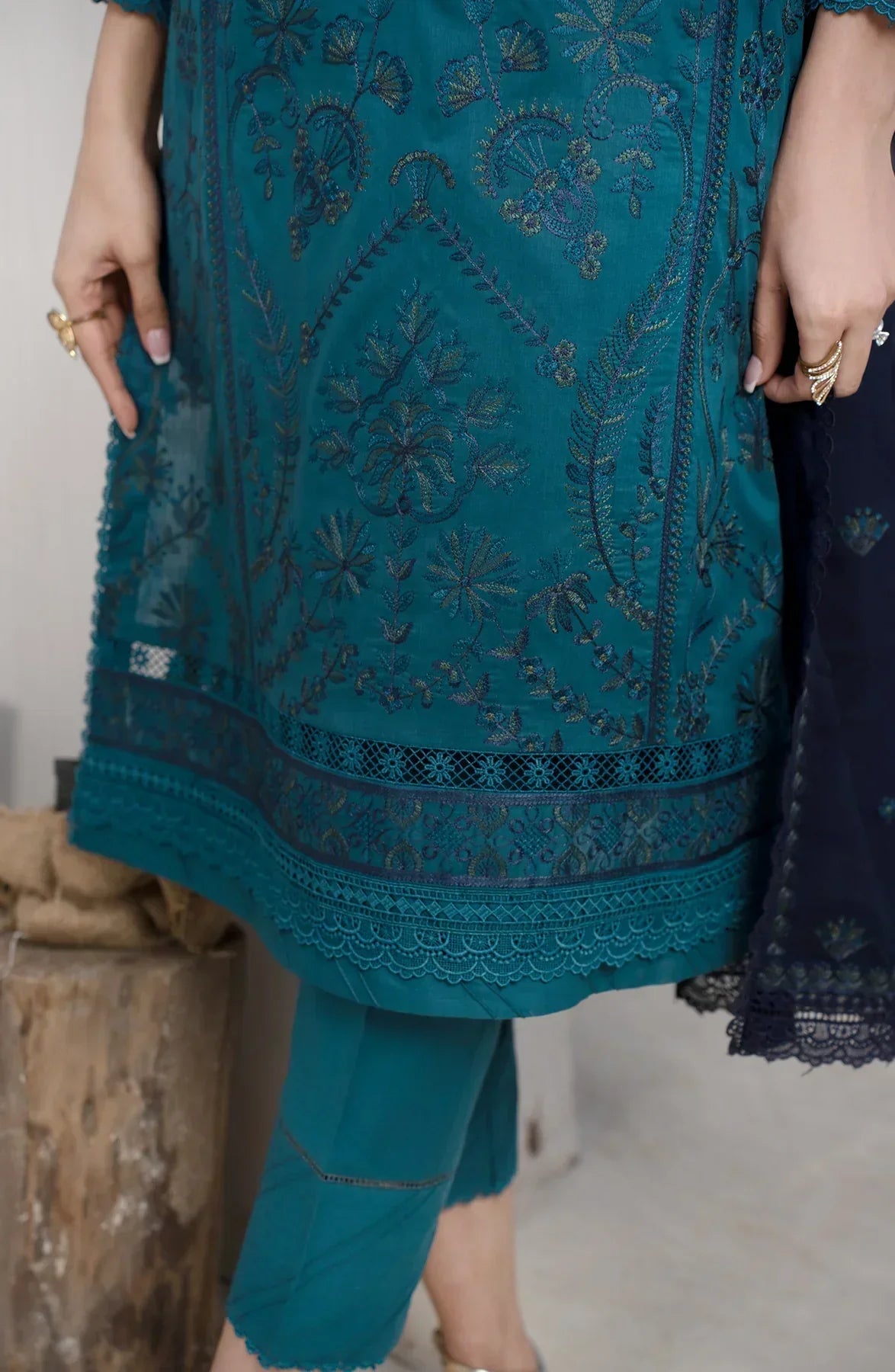 Zarif | Eid Lawn 24| ZL 07 MARINA -  Zarif Luxury - Original Designer Dress - House of Maryam