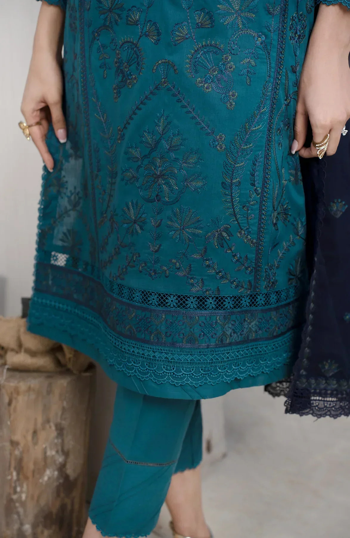 Zarif | Eid Lawn 24| ZL 07 MARINA -  Zarif Luxury - Original Designer Dress - House of Maryam