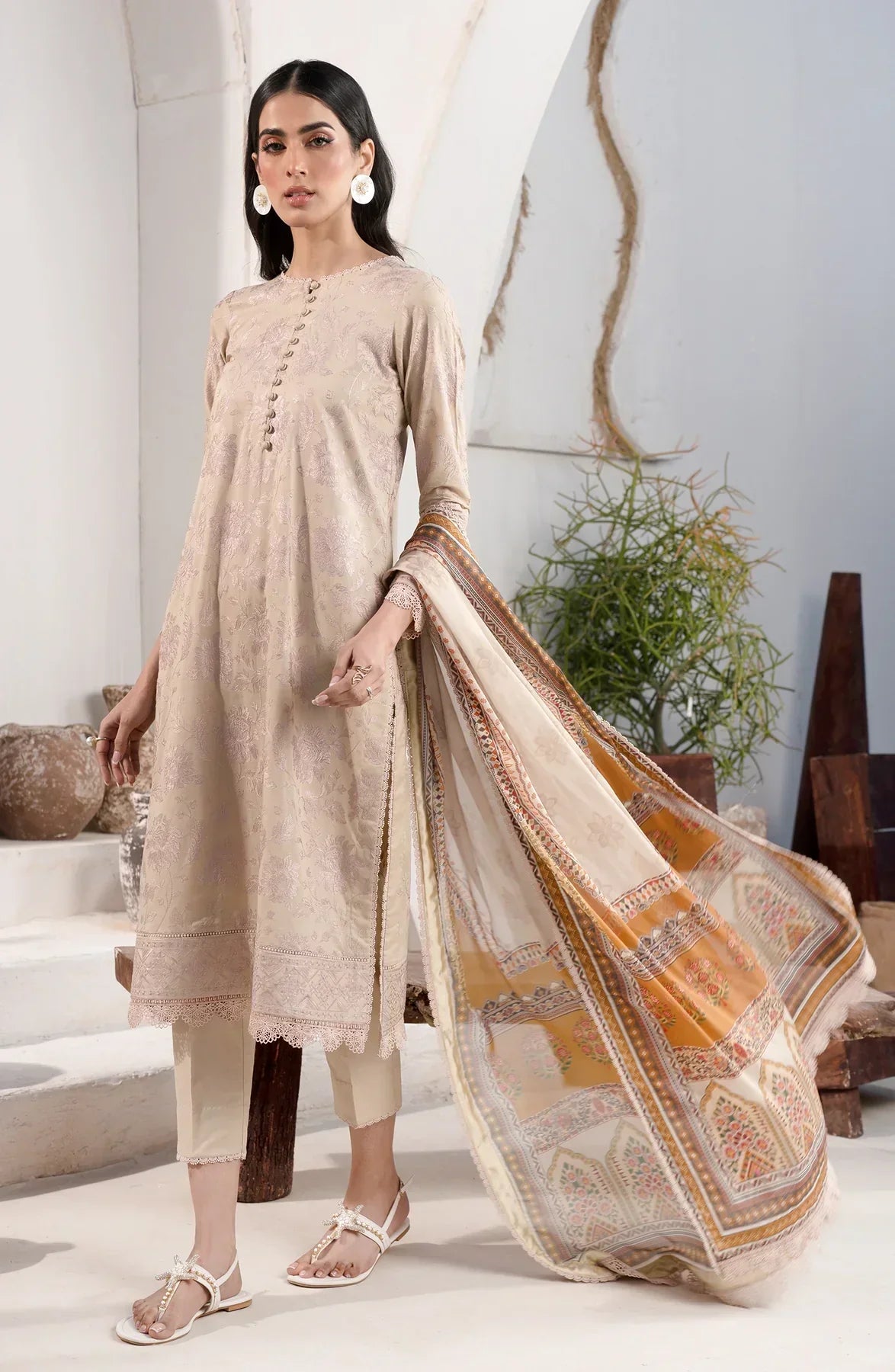 Zarif | Eid Lawn 24| ZL 08 DIVAH -  Zarif Luxury - Original Designer Dress - House of Maryam