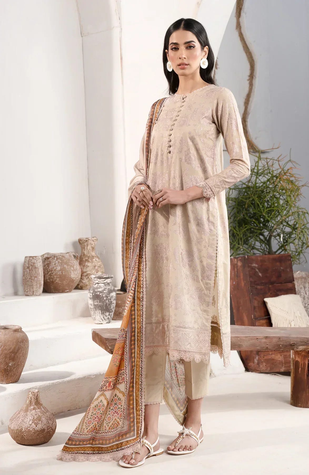 Zarif | Eid Lawn 24| ZL 08 DIVAH -  Zarif Luxury - Original Designer Dress - House of Maryam