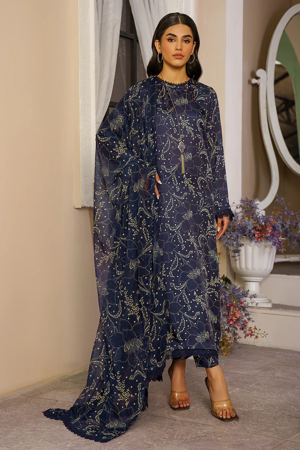 Zarif | Prints 24 | ZSP 03 BAREEN by Designer Zarif - House of Maryam - Pakistani Designer Ethnic Wear in {{ shop.shopifyCountryName }}