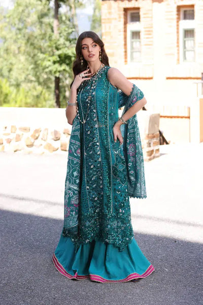 Noor by Saadia Asad | Chiffon Formals 23 | D8-Zarish -  Noor by Saadia Asad Formal - Original Designer Dress - House of Maryam