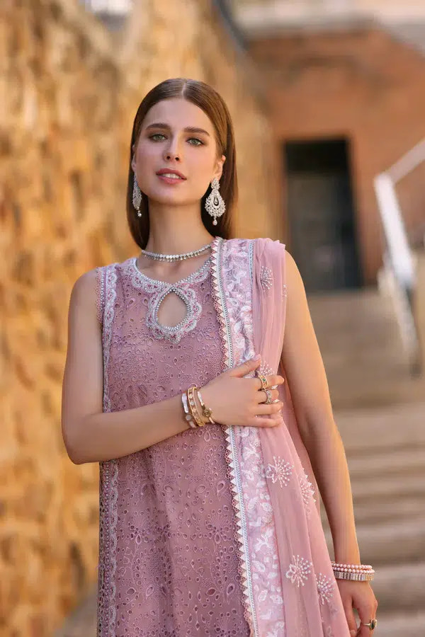 Noor by Saadia Asad | Chiffon Formals 23 | D5-Zuria -  Noor by Saadia Asad Formal - Original Designer Dress - House of Maryam