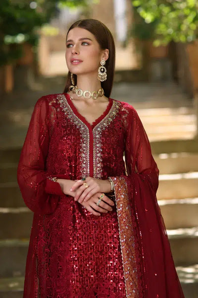 Noor by Saadia Asad | Chiffon Formals 23 | D3-Sirena -  Noor by Saadia Asad Formal - Original Designer Dress - House of Maryam
